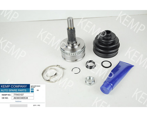 Шрус Mercedes Vito/V Class 96-03;  A:27/F:27без ABS зовнішній