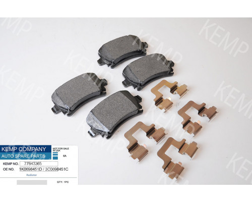 Колодки гальмів задні  VW Golf 5;6 VW Passat B6/A3 A6 Octavia A5 Cadi 3