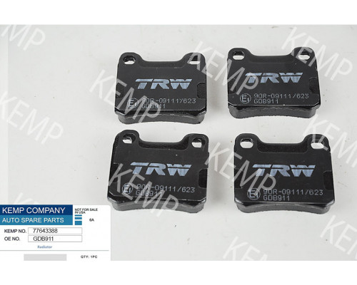 Колодки гальмівні задні Mercedes W202 W124