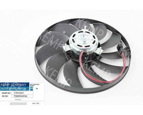 Мотор радіатора VW Transporter 90-03 (діам-345)350W
