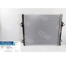 Радіатор Toyota LAND CRUISER PRADO J150 (09-) 2.7 i 650*597 плоскі соти