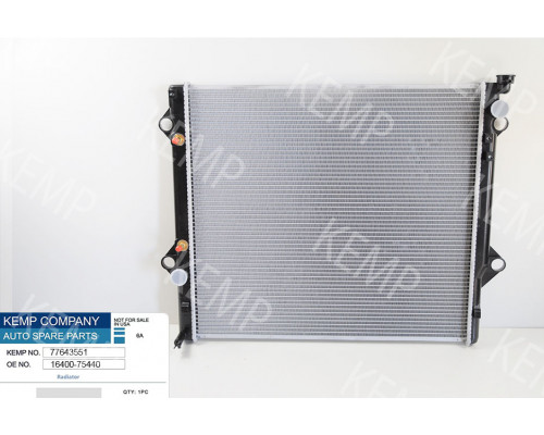 Радіатор Toyota LAND CRUISER PRADO J150 (09-) 2.7 i 650*597 плоскі соти