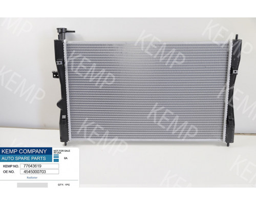 Радіатор Mitsubishi Colt 04-> SMART	FORFOUR (W454) (04-) 640 x 405 x 16 mm пл.со