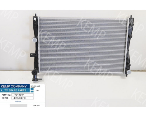 Радіатор Mitsubishi Colt 04-> SMART	FORFOUR (W454) (04-) 640 x 405 x 16 mm пл.со