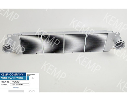 Радіатор інтеркулер VW Transporter T5 1.9-2.5 TDi полскі соти