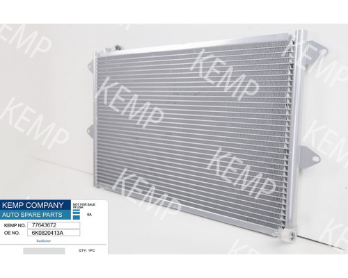 Радіатор кондиціонера VW Polo Caddy 2 95-04 Seat Cordoba 605*370(без осушителя)