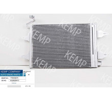Радіатор кондиціонера VW Polo Skoda Fabia Romster 01-> 510*361(без осушувача)