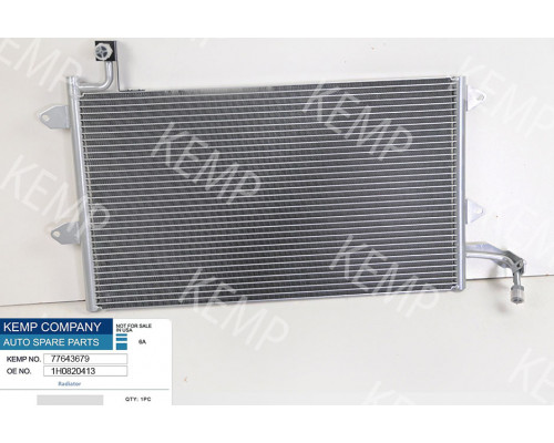 Радіатор кондиціонера VW Golf 3 Vento 92-99  557*371(без осушителя)