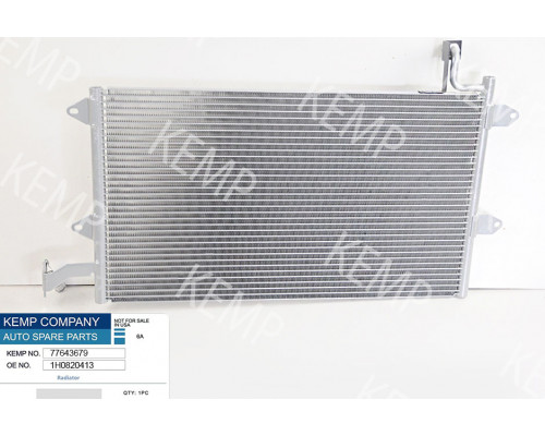 Радіатор кондиціонера VW Golf 3 Vento 92-99  557*371(без осушителя)