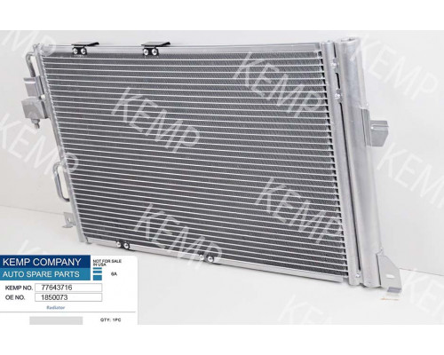 Радіатор кондиціонера Opel AstraG 1.2-1.8 Zafira 1.6-1.8  593*357
