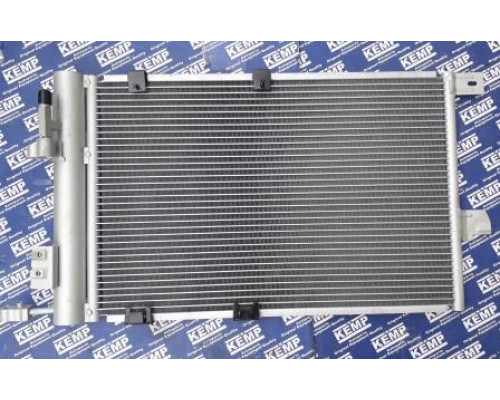 Радіатор кондиціонера Opel Astra G 1.2-1.8 Zafira 1.6-1.8  540*380 98-05(без осу