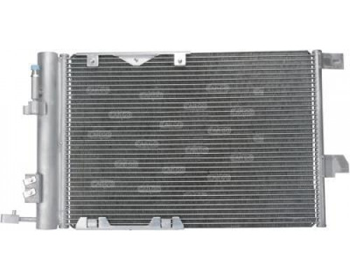 Радіатор кондиціонера Opel Astra G 1.2-1.8 Zafira 1.6-1.8  540*380 98-05(без осу