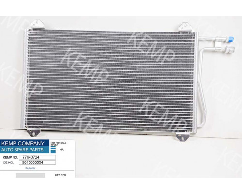 Радіатор кондиціонера Mercedes Sprinter 2t-4t 665*371(без осушувача)