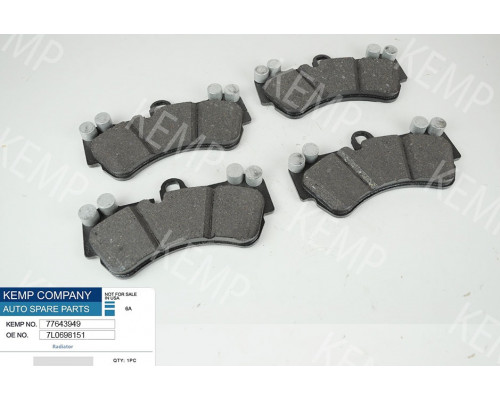 Колодки гальм передні  VW Touareg 2.5-6.0 Porsh Cayenne