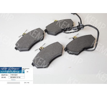 Колодки торм передние  VW Audi A4 96-06 (овал.разъем)
