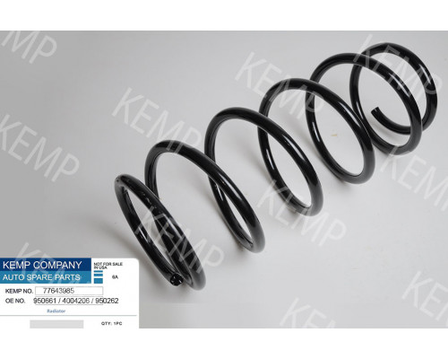 Пружина передня Audi 100 2.0-2.4 D TD 82-91г. 14.5*425mm