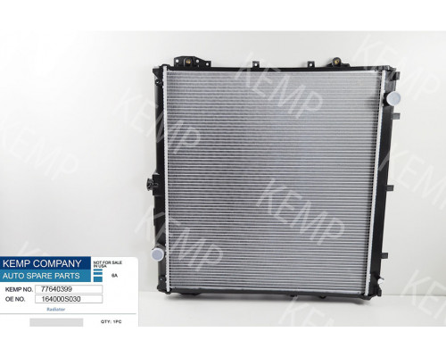 Радіатор TOYOTA	 SEQUOIA II (07-) TUNDRA II (07-) 650 x 703 x 36 mm плоскі соти