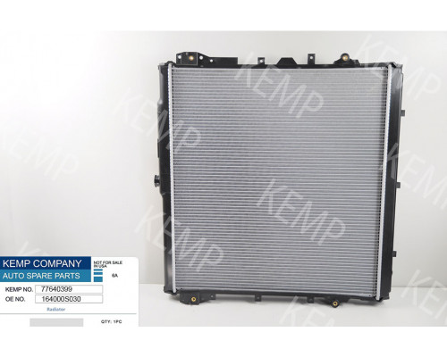 Радіатор TOYOTA	 SEQUOIA II (07-) TUNDRA II (07-) 650 x 703 x 36 mm плоскі соти
