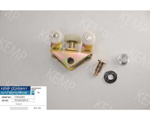 Кронштейн зсувної двері VW Transporter 96-00нижній (р/к ролики без кронштейна)