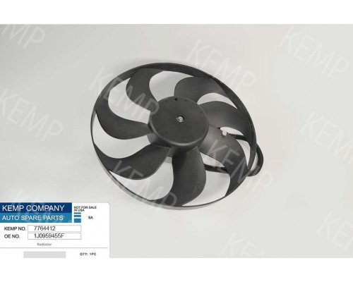 Мотор радіатора  Audi A3 96-01 1.6-1.9/VW  Golf-4 /Skoda  (діам-345) AC+