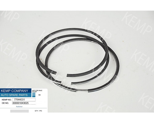 Кільця поршнів 4ц  VW, Audi +0.25 (1.5*1.75*3) на 1циліндр к-т