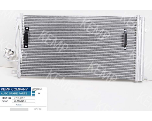 Радіатор кондиціонера VW Touareg  Audi Q7 02-> 700*390*16(з осушувачем)
