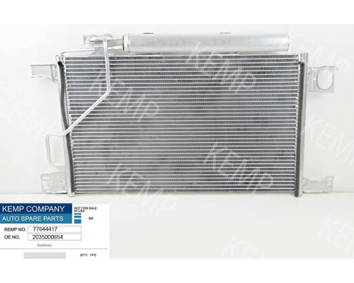 Радіатор кондиціонера Mercedes C-Class W203 590*375 (