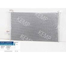 Радіатор кондиціонера Ford Mondeo 00-07 628*362 (без осушувача)