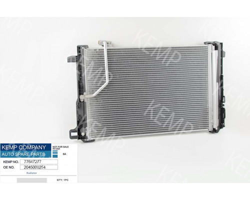 Радіатор кондиціонера Mercedes C,E-Class W204,212.207 610*420 (без осушувача)