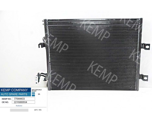 Радіатор кондиціонера Mercedes S221 580*480 (без осушувача)