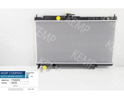 Радіатор NISSAN ALMERA CLASSIC (N16) (06-) 385 x 688 x 16 mm плоскі соти