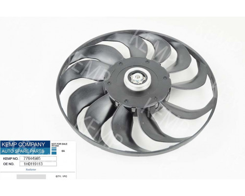 Крильчатка вентилятора Паразитна  VW Golf 3 Passat B3 B4  (рядом з електродвиг)