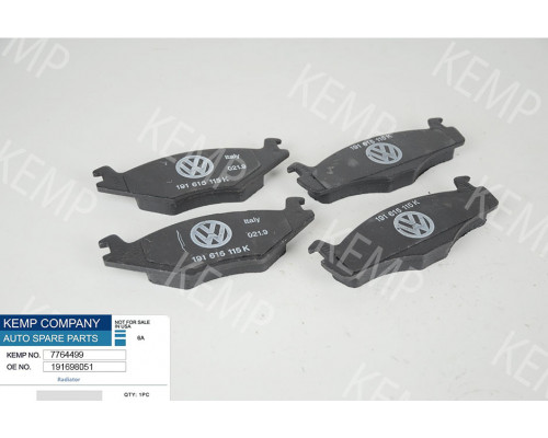 Колодки гальмів передні VW Golf 2-3/Passat B2/Seat (вент)