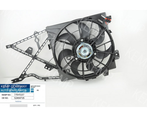 Мотор радіатора  Opel Vectra B 1.6-2.2 16V 95-02 (з дифузором)