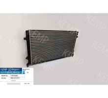 Радіатор Skoda Oktavia VW Cadi Golf Touran А-3 1.4-1.6 2.0 FSI 04->645*405
