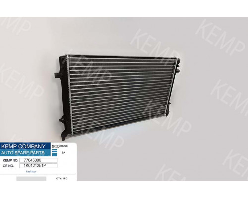 Радіатор Skoda Oktavia VW Cadi Golf Touran А-3 1.4-1.6 2.0 FSI 04->645*405