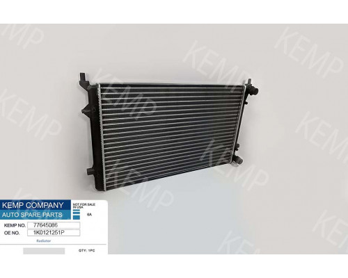 Радіатор Skoda Oktavia VW Cadi Golf Touran А-3 1.4-1.6 2.0 FSI 04->645*405