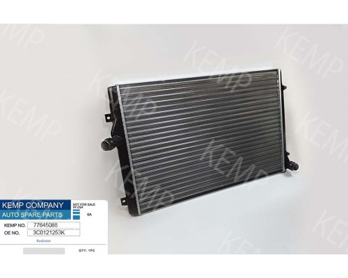 Радіатор Skoda Oktavia VW Cadi Golf Touran А-3 2.0 TDI TFSI 05->  650*445
