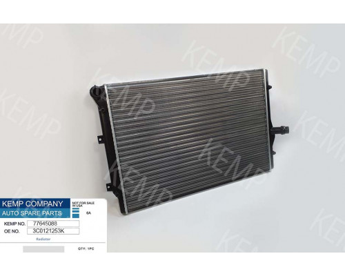 Радіатор Skoda Oktavia VW Cadi Golf Touran А-3 2.0 TDI TFSI 05->  650*445