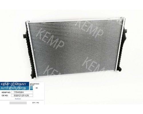 Радіатор Audi A3 VWGolf7Pass. Skoda Oktavia 1,8-2,0TFSi 2012->(круг.соти)