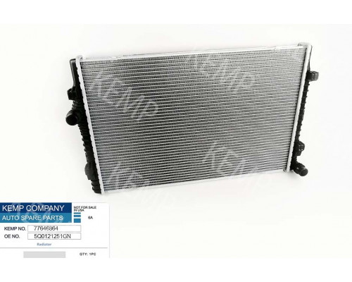 Радіатор Audi A3 VWGolf7Pass. Skoda Oktavia 1,8-2,0TFSi 2012->(круг.соти)