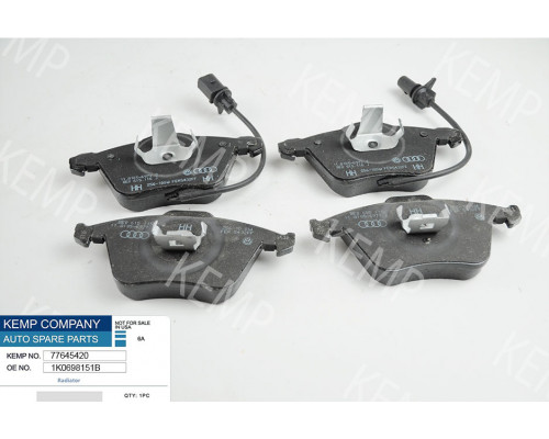 Колодки гальм передні  VW Golf 6 Scirocco Skoda Superb Passat B6 CC