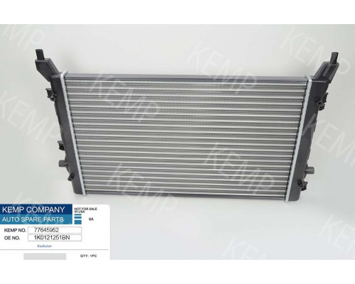 Радіатор Skoda Oktavia VW Cadi Golf Touran А-3 1.2-1.4 TSI 07->625*408(доп.охл.д