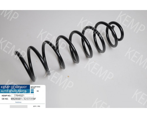 Пружина задня VW Passat В2 80-88 11.2*400mm. (VW Golf-2 посилена)