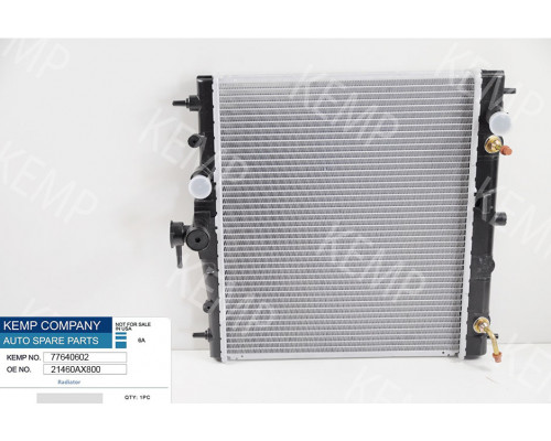 Радіатор Nissan Micra (02-10) Nissan Note (06-12) Renault Clio (05-20)  пл.соти