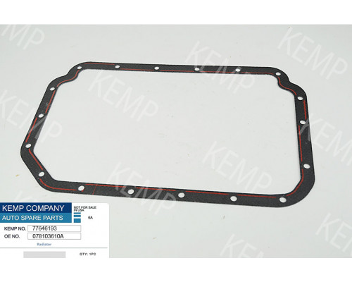 Прокладки піддона  Audi-100 84 -91 6ц низ 1шт