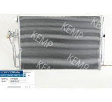 Радіатор кондиціонера VW Crafter 06-> 672*460