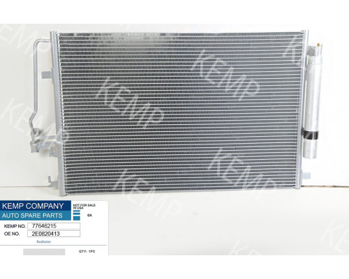 Радіатор кондиціонера VW Crafter 06-> 672*460