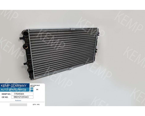 Радіатор VW CADDY 2,  POLO,, SEAT1.0-1.9SDI  AC+ 645*372