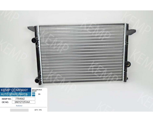 Радіатор VW Passat B4 93-96 АКПП 1,6;20;1,9D (без кондиціонера) 525*377